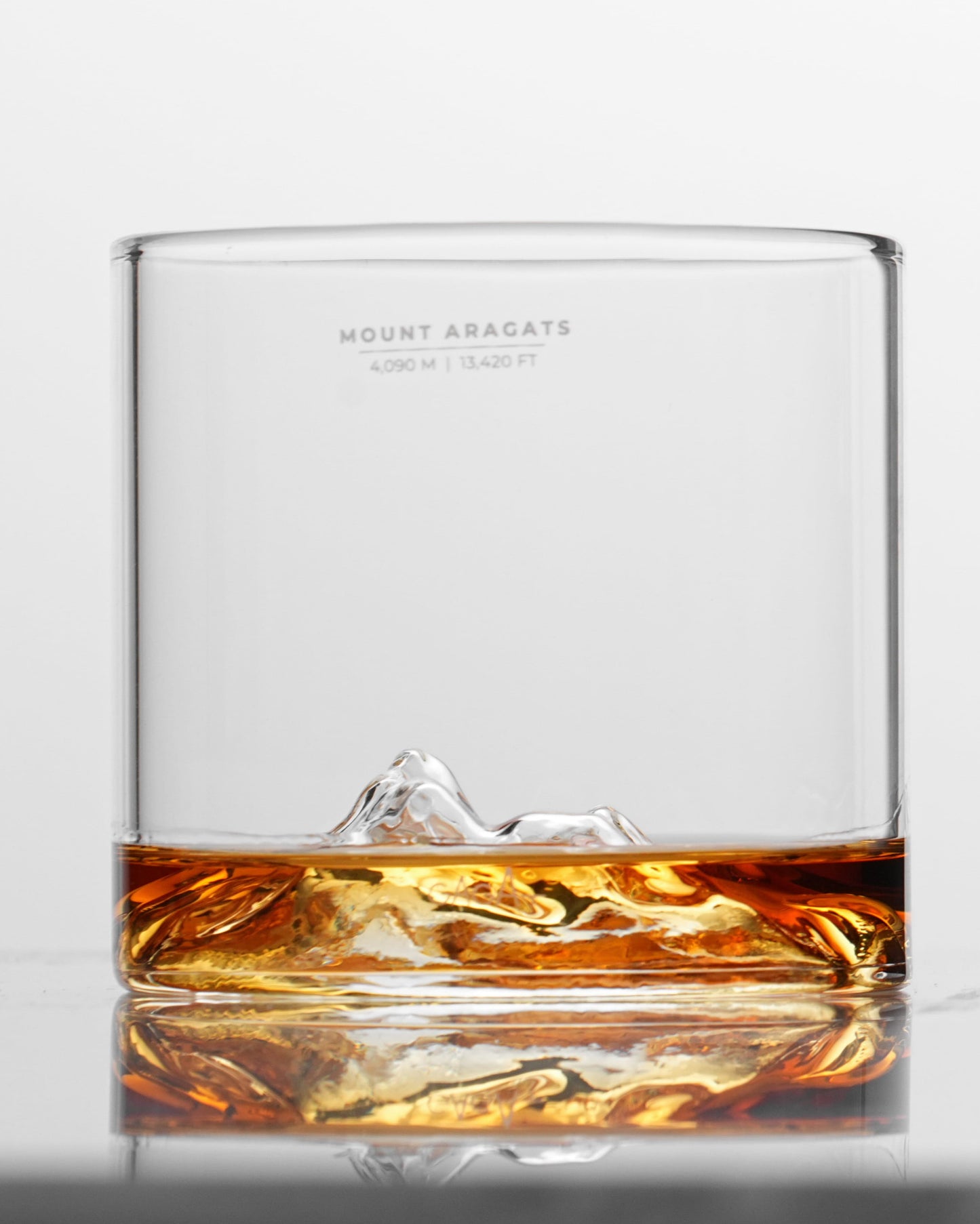 Mountains of Armenia Collection – Set of 3 Mountain Glasses - Ararat, Khustup, Aragats