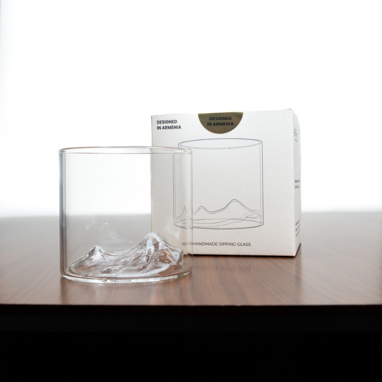 Ararat Sipping Glass | Handmade Artisan Whiskey and Brandy Glass | Premium Drinking Glass