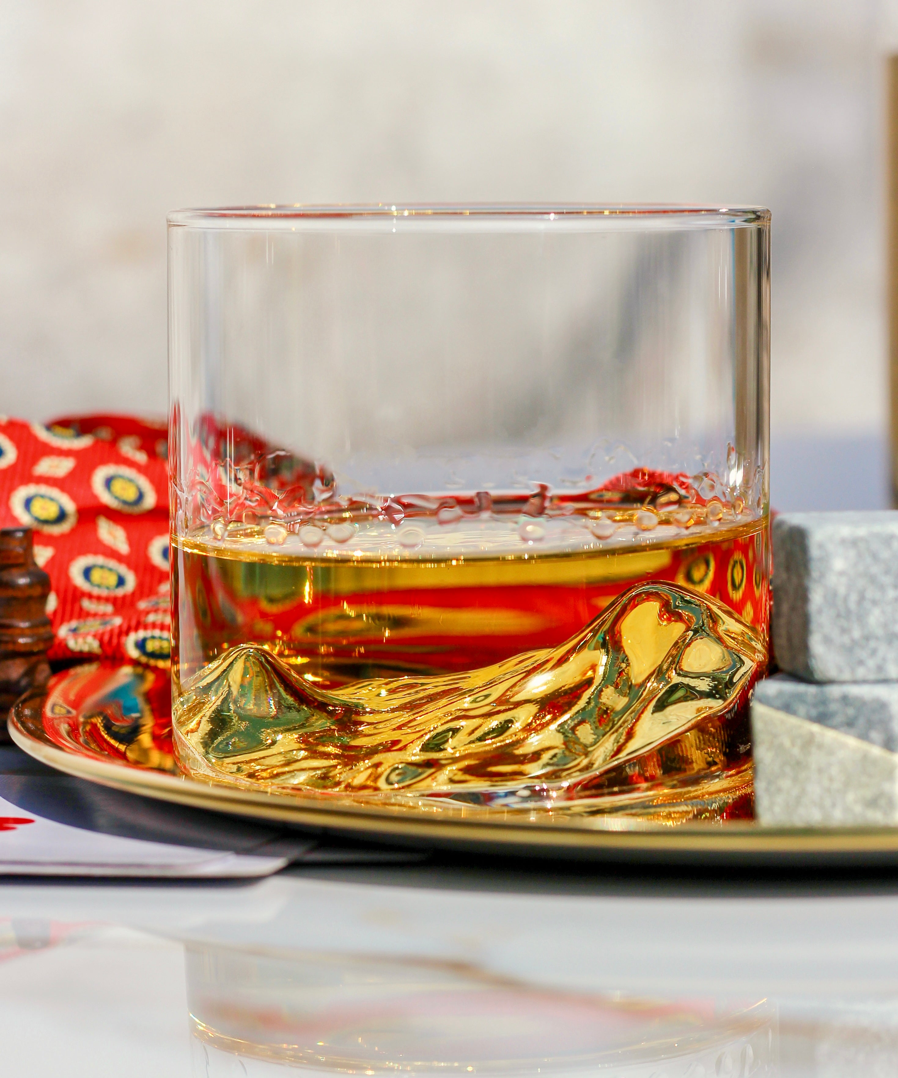 Premium whiskey and brandy glass inspired by Mount Ararat heritage, Armenian Brandy, Ararat Brandy, Armenian Wedding Gift, Armenian Anniversary, Unique Armenian gift: whiskey glass inspired by Mount Ararat, Gagat Glass with Mount Ararat silhouette — Armenia’s mountains in your glass