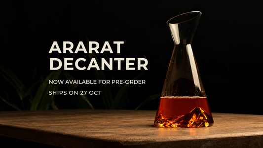Meet the New Ararat Decanter: Mount Ararat Captured in Crystal