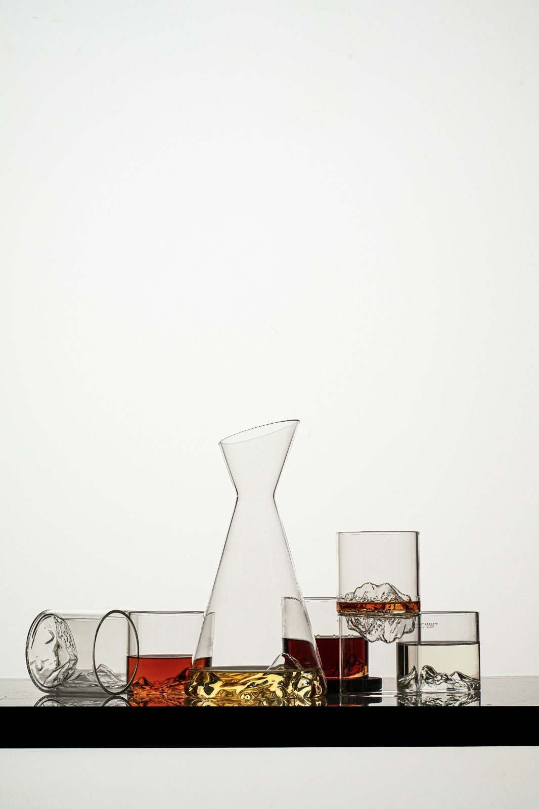 Mountains of Armenia Collection – Set of 3 Mountain Glasses - Ararat, Khustup, Aragats